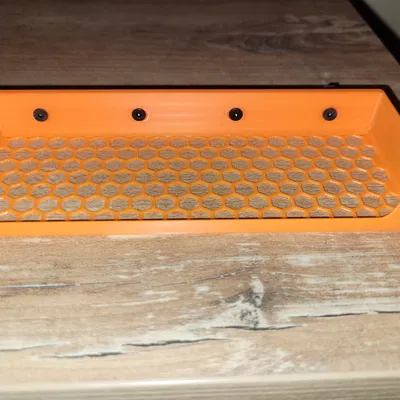 Khay Lowpoly Ikea Skadis có móc hoặc T-Nuts, đáy đặc hoặc lục giác