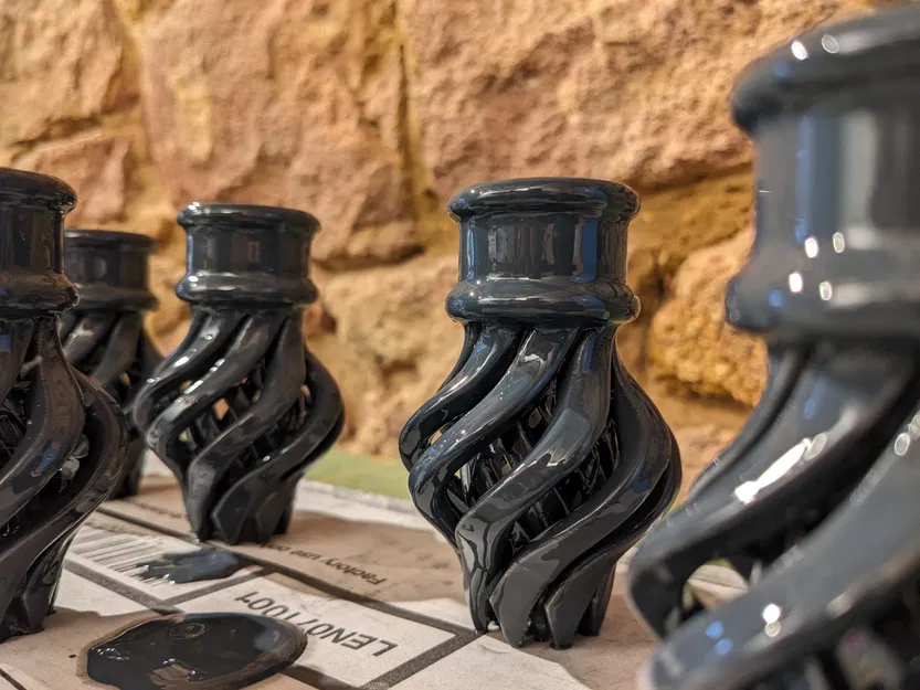 Nắp Chụp Đầu Thanh Treo Rèm (Xoáy Kép) - Image 2