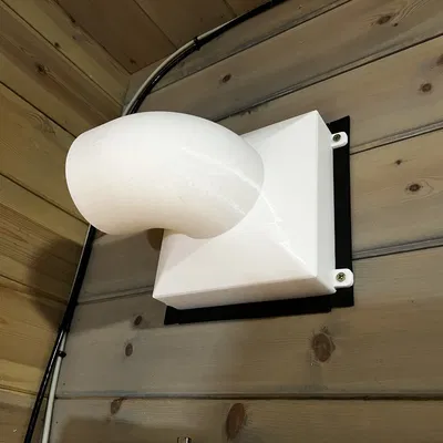 Ống nối quạt hút (160mmx160mm) sang quạt 100mm