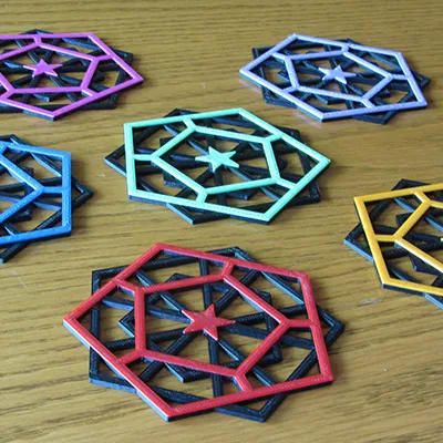 Đế Lót Ly Hình Sao Ngũ Giác