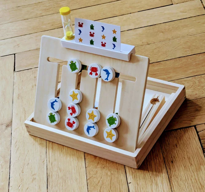 Đế Cài Thẻ/Đồng Hồ Bấm Giờ Phía Trên Cho Trò Chơi Xếp Hình Playtive - Image 1