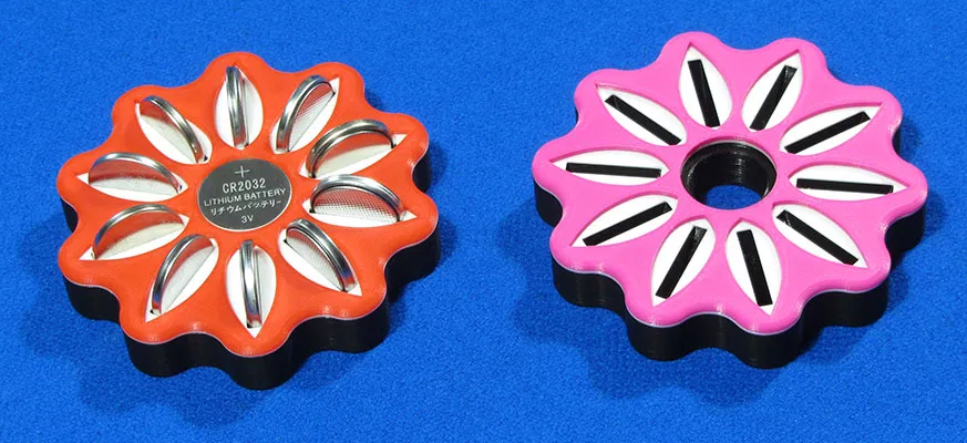 Hộp Đựng Pin CR2032 Hình Bông Hoa - Image 5