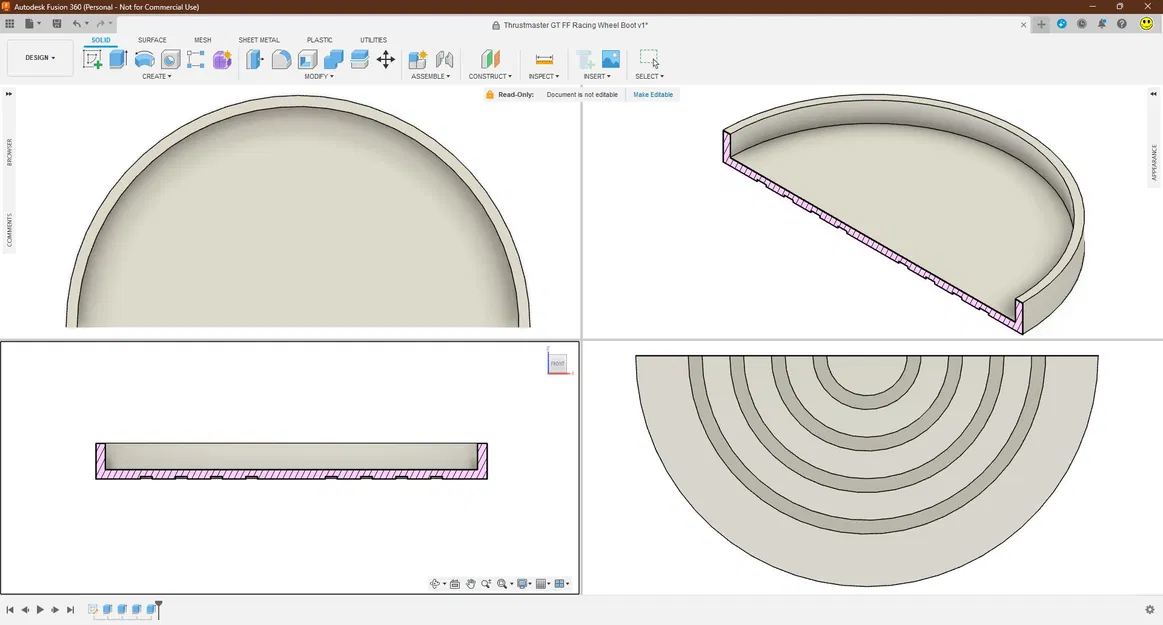 Chụp Chống Trượt Kẹp Vô Lăng Đua Xe Thrustmaster / Guillemot GT Force Feedback - Image 1