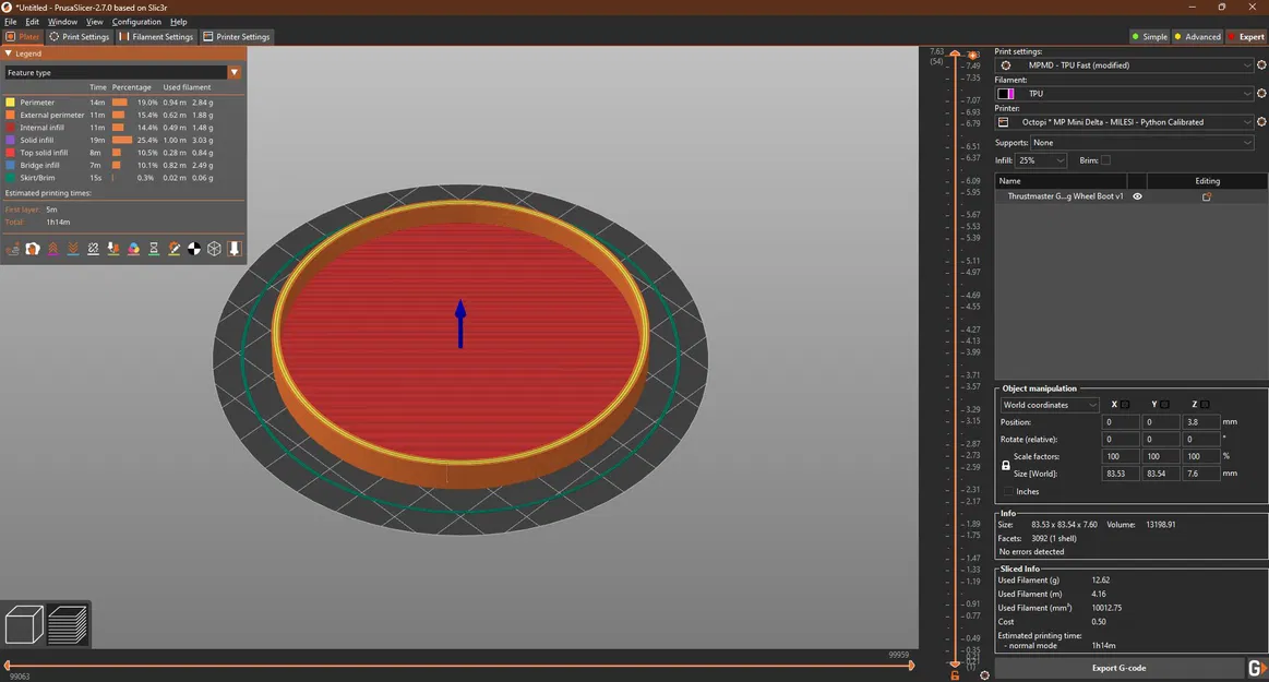 Chụp Chống Trượt Kẹp Vô Lăng Đua Xe Thrustmaster / Guillemot GT Force Feedback - Image 3