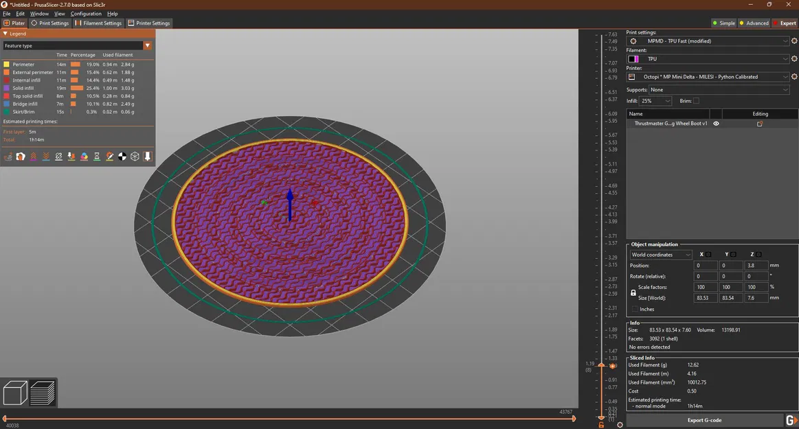 Chụp Chống Trượt Kẹp Vô Lăng Đua Xe Thrustmaster / Guillemot GT Force Feedback - Image 4