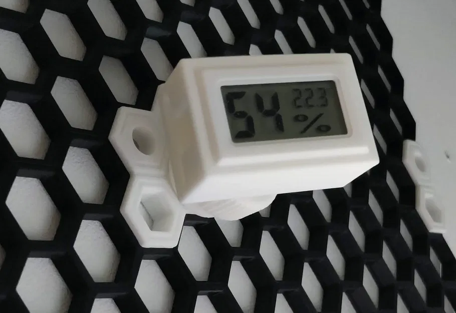 Đế Gắn Cảm Biến Nhiệt Độ Độ Ẩm Có Khớp Bi Cho Tường Lưu Trữ Honeycomb - Image 1