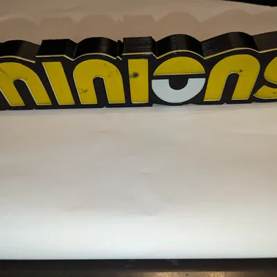 Biển hiệu Logo Minions