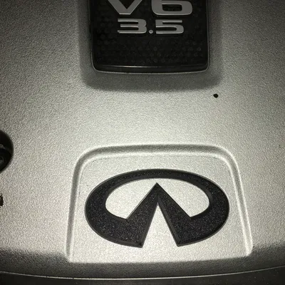 Logo Tem Vô Lăng Infiniti G35, G37, Động Cơ VQ35HR, VQ37HR