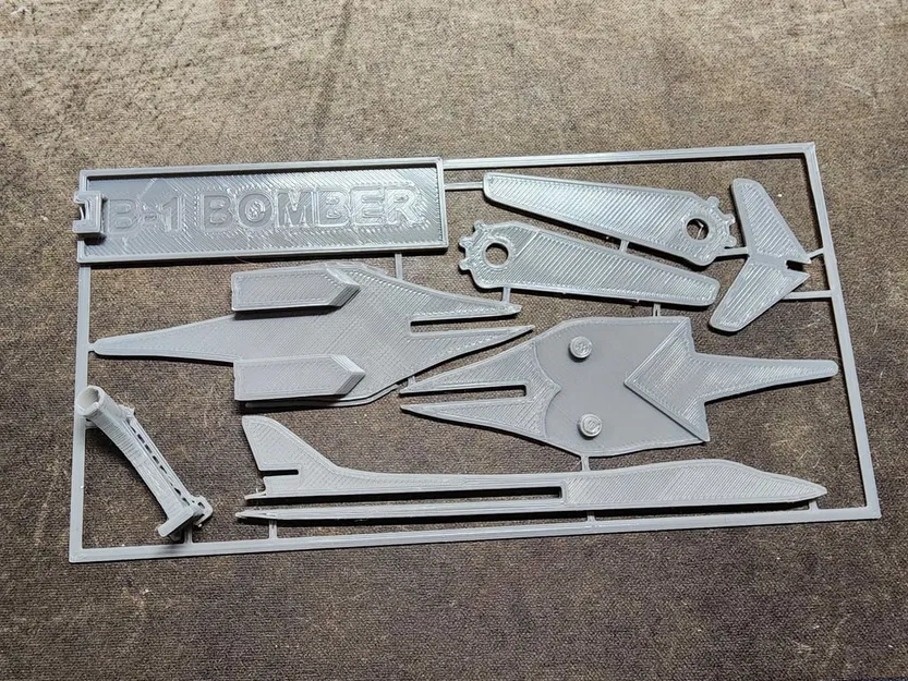 Bộ Kit Giấy Máy Bay B-1 - Image 1