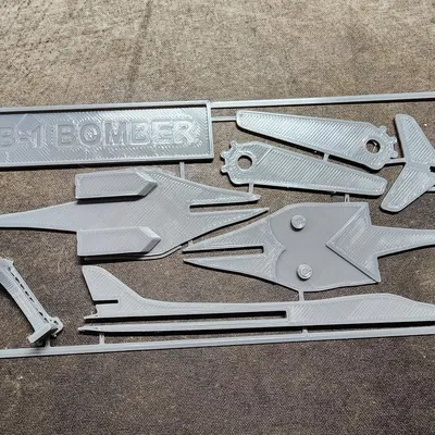 Bộ Kit Giấy Máy Bay B-1