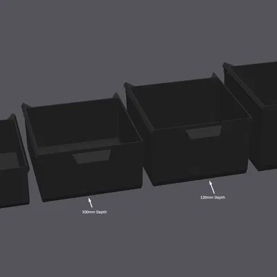 Ngăn Kéo Dưới Bàn - Độ Sâu Lớn (80mm, 100mm, 120mm, 140mm)