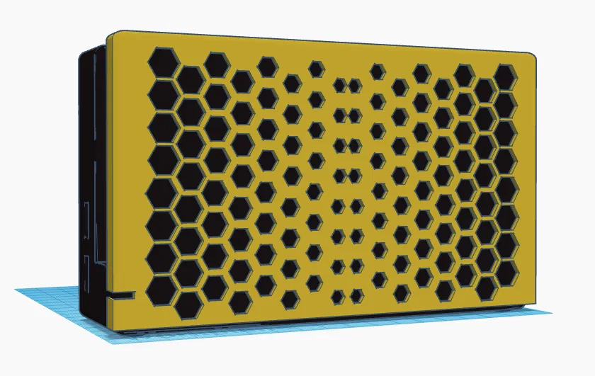 Vỏ ốp Hộp Nintendo Switch (Họa Tiết Lục Giác) - Image 1