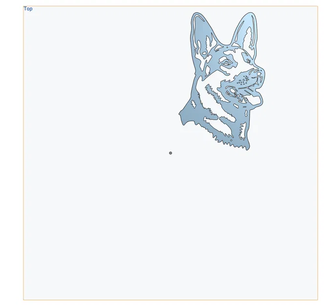 Khuôn vẽ Chó chăn cừu Đức - Image 2
