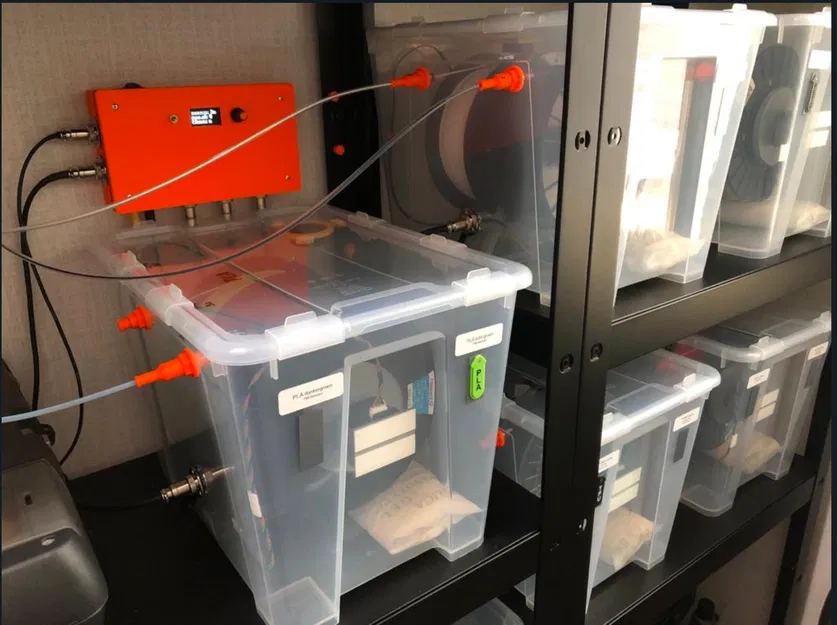 Hộp Sấy Có Giá Đỡ Cuộn Dây Tự Động Cuốn MMU2 - Image 1