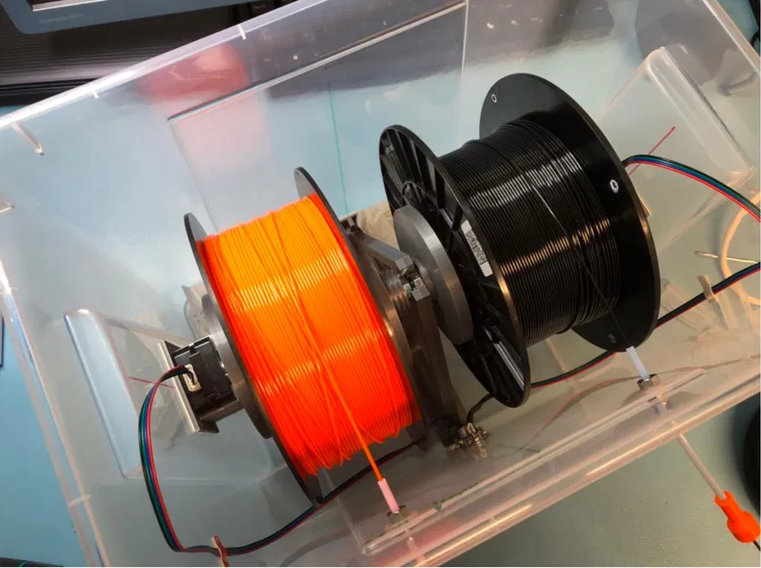 Hộp Sấy Có Giá Đỡ Cuộn Dây Tự Động Cuốn MMU2 - Image 2