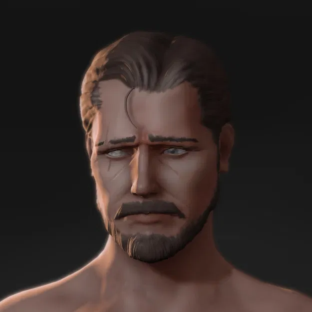 Mô Hình Tượng Ri-a Mép (Mustache) - Image 1