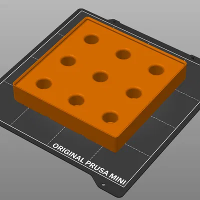 Hộp lưu trữ Gridfinity 3x3 cho mũi doa 1/2"