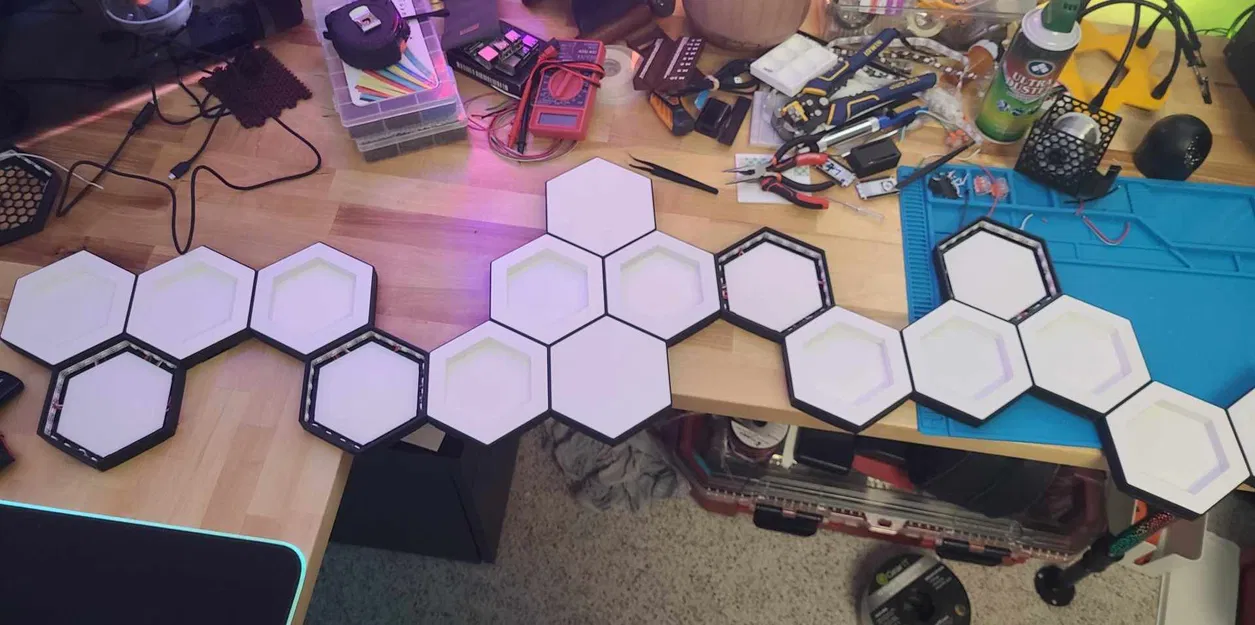 Bộ GamerLeaf WLED (Lấy cảm hứng từ Nanoleaf) - Image 3