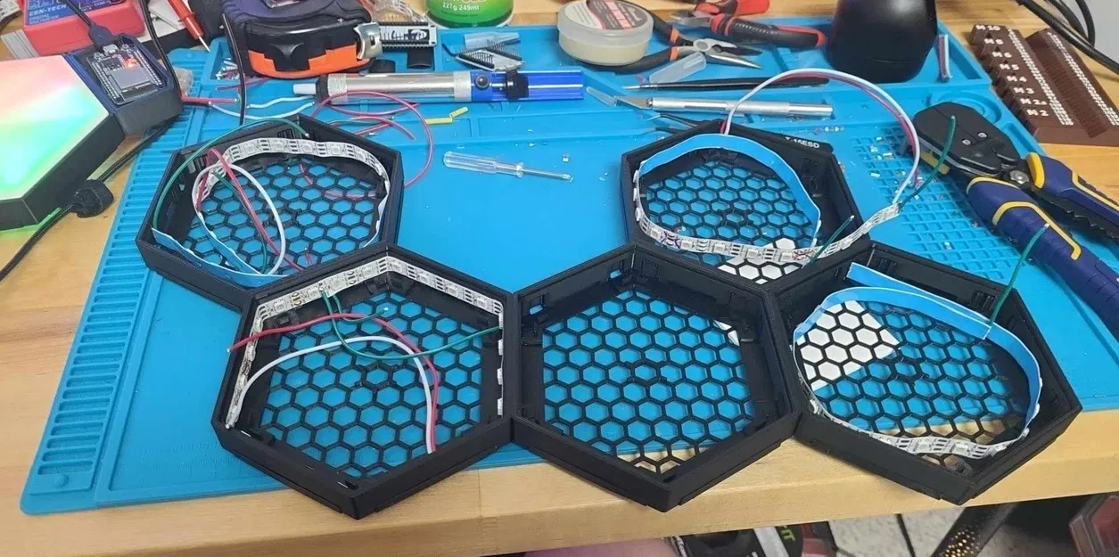 Bộ GamerLeaf WLED (Lấy cảm hứng từ Nanoleaf) - Image 4