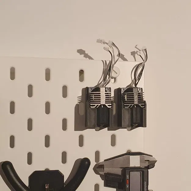 Giá đỡ Cụm Đầu Phun Bambulabs X1/P-Series Cho Bảng Pegboard Ikea Skådis - Image 5