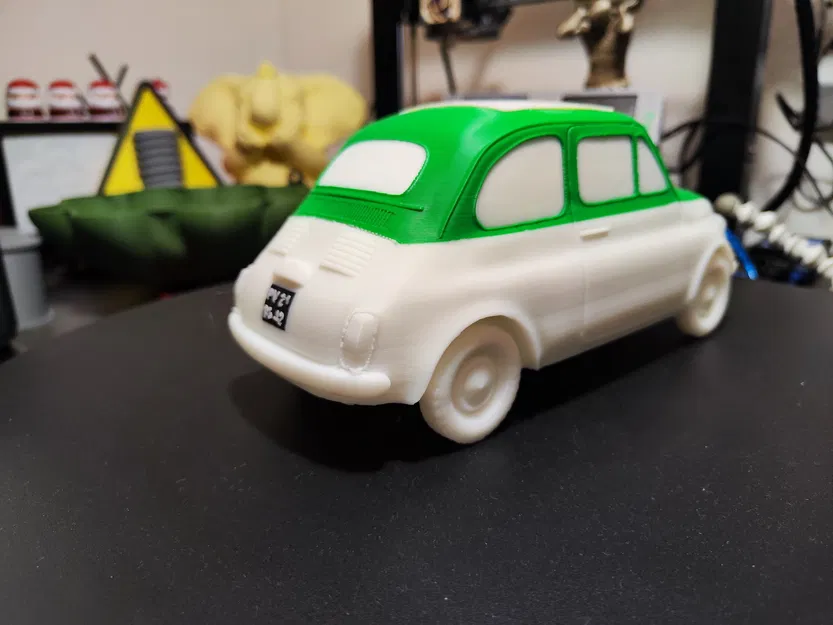 Mô hình xe Fiat 500 cổ điển - Image 5