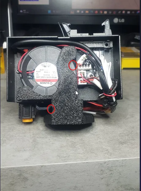 Duct làm mát quạt 3 mặt Anycubic Kobra 5015 cho tất cả các bộ phận kim loại của hotend - Image 7