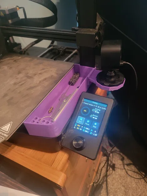 Khay Bên Phải Ender 3 V3 SE có Giá đỡ Camera Blink Mini và Khay Đầu Phun - Image 1