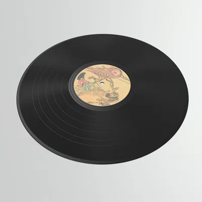 Mô Hình Đĩa Than 12 Inch