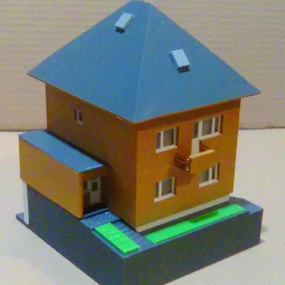 Mô hình bộ nhà gia đình tỉ lệ 1:100