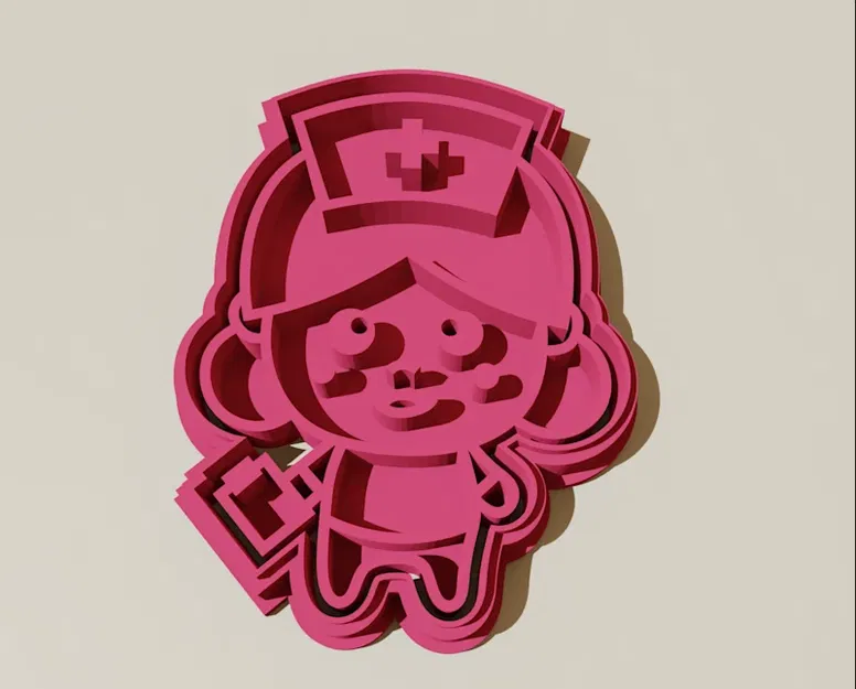 Khuôn Cắt Bánh Quy Y Tá - Image 1