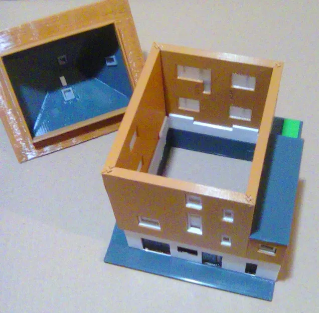 Mô hình bộ nhà gia đình tỉ lệ 1:100 - Image 5