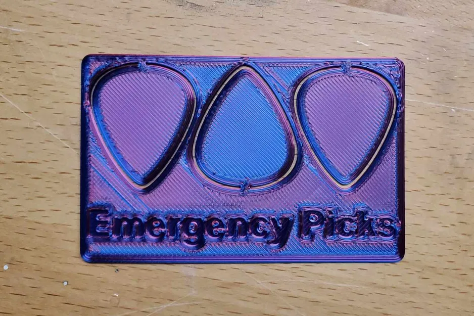 Thẻ Tín Dụng Kiêm Pick Guitar Dự Phòng - Full Size - Image 1