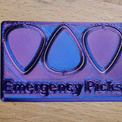 Thẻ Tín Dụng Kiêm Pick Guitar Dự Phòng - Full Size