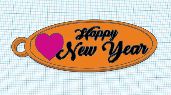 Móc khóa Chúc mừng năm mới - Image 1