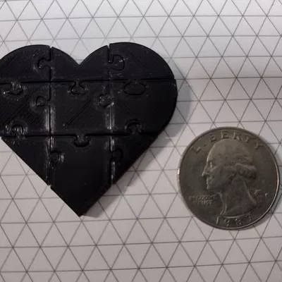 Mô Hình Trái Tim Ghép Hình