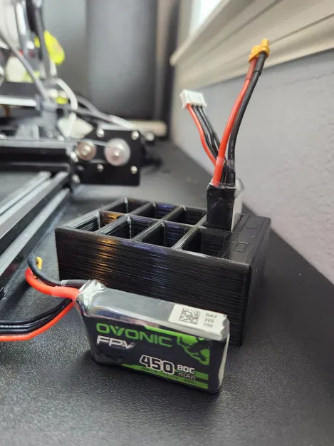 Khay đựng pin Lipo Ovonic 3S 450 mah có báo đầy/hết - Image 1