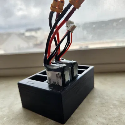 Khay đựng pin Lipo Ovonic 3S 450 mah có báo đầy/hết