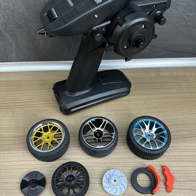 Adapter Vô Lăng Hex 12mm Cho Bánh Xe 1/10 Scale Radiomaster MT12