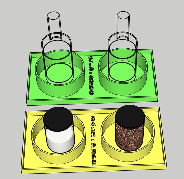KHAY ĐỰNG DẦU GIẤM VÀ MUỐI TIÊU GT152 - Image 1
