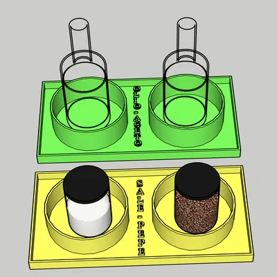 KHAY ĐỰNG DẦU GIẤM VÀ MUỐI TIÊU GT152