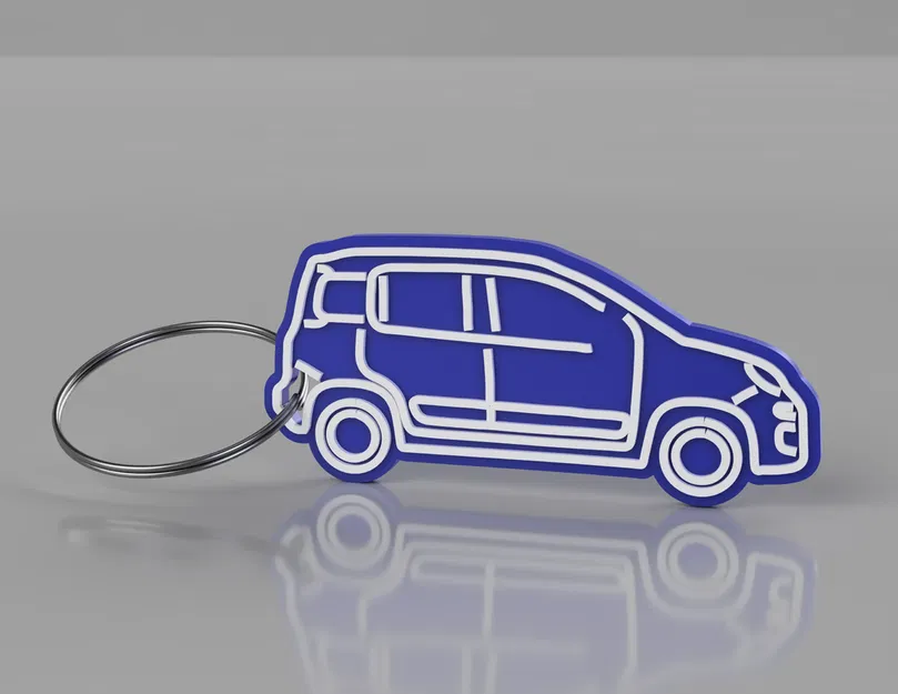 Móc Khóa Fiat Panda 2012 - Image 1