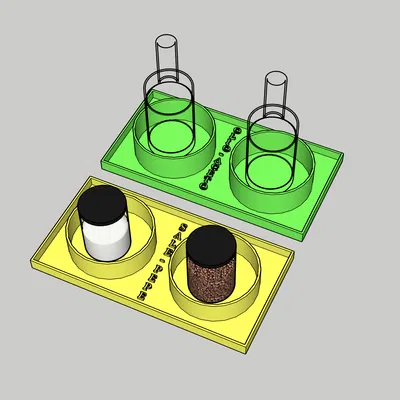 KHAY ĐỰNG DẦU GIẤM VÀ MUỐI TIÊU GT152