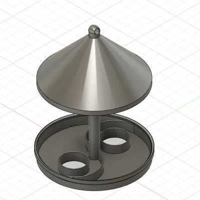 Máng Ăn Chim Đơn Giản