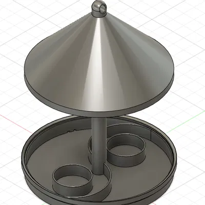 Máng Ăn Chim Đơn Giản