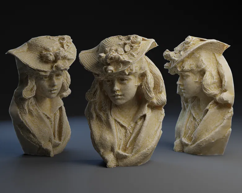 Mô Hình Thiếu Nữ Đội Mũ Hoa Hồng - Rodin - Image 1