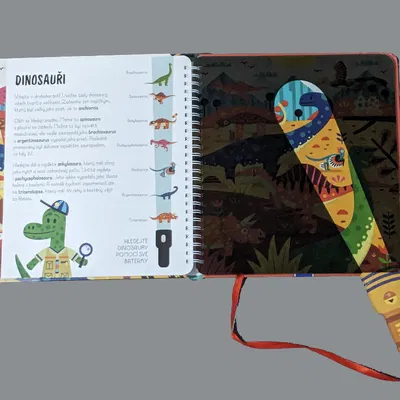 Đèn pin thay thế sách Khủng Long khám phá