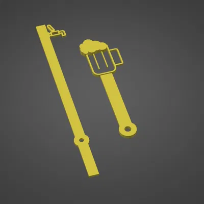 Kim giờ phút kiểu bia cho đồng hồ