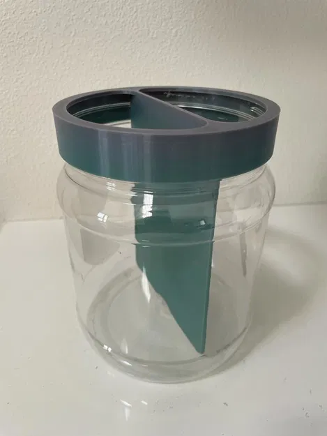 Nắp Hũ Đựng Bút 2 Ngăn - Image 2