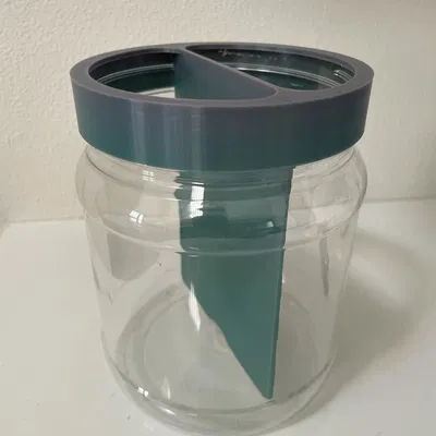 Nắp Hũ Đựng Bút 2 Ngăn