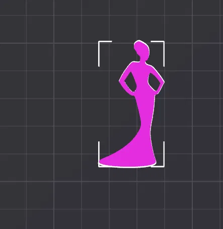 Mô hình người phụ nữ mặc váy dài - Image 1